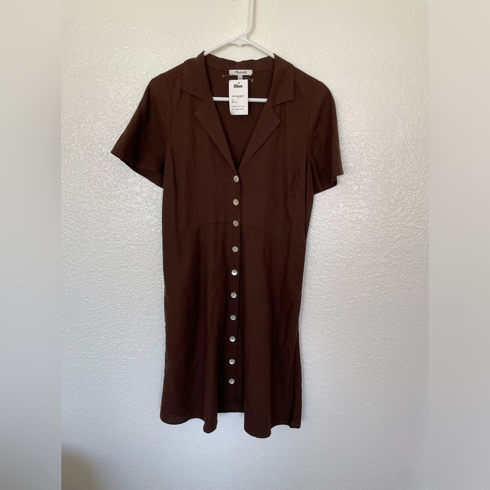 Madewell button dress